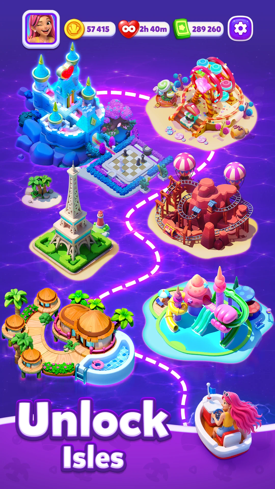 Pop Island: Match & Build screenshot